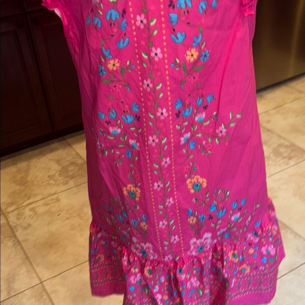 CeCe Pink Ruffled Tiered Sundress - Picture 4 of 5